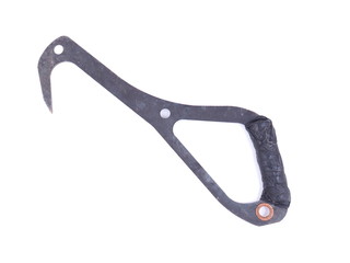 ice-ax on a white background