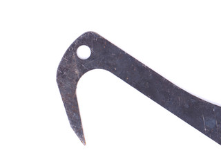 ice-ax on a white background