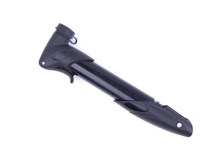 bicycle pump on a white background