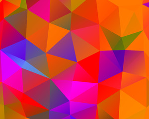 Obraz premium Bright colorful poligonal background