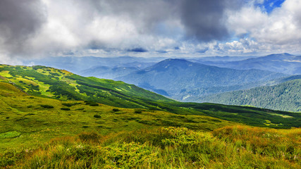 Fototapeta premium Montenegrin ridge in Carpathians