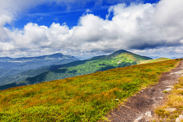 Montenegrin ridge in Carpathians