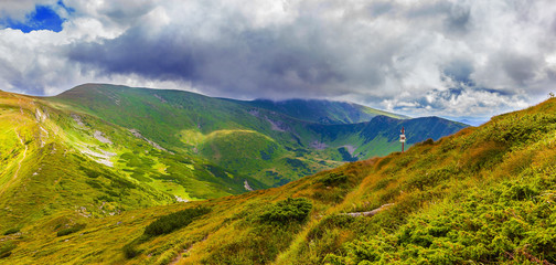 Montenegrin ridge in Carpathians