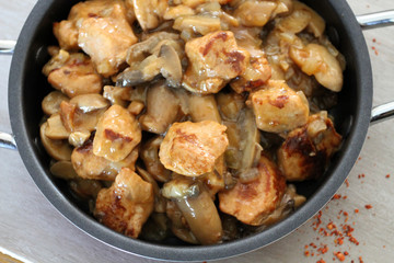 sauté de porc sauce champignons 09082016