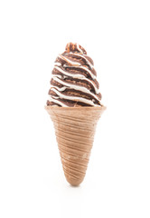 chocolate ice-cream cone