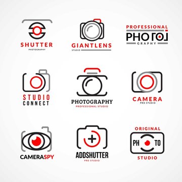 Collection of photography logos