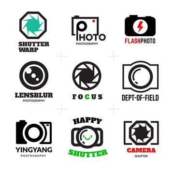 Photography logos pack