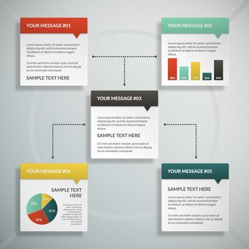 Text box infography