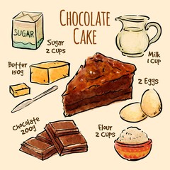 Sketches chocolate cake recipe