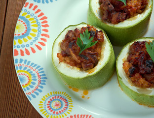 Turkish zucchini stuffed