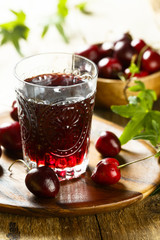 Fresh cherry juice