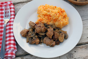 sauté de porc sauce champignons 09082016