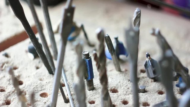 a set of drill bits