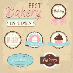 Best bakery in town badges