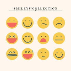 Yellow smileys collection