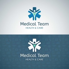 Medical team logo template