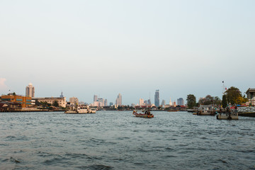Chao Phraya river in Thailand Bangkok