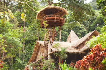 resort in tropical garden. koh chang island in Thailand