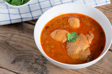 Chicken massaman curry.