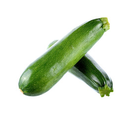 Cucumber on white background