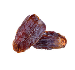 Date palm,date fruit on white background