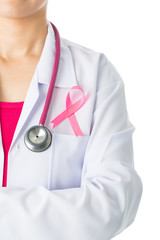 Cancer awareness medical stick ribbon