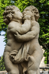 Skulptur im Zwinger in Dresden, Deutschland