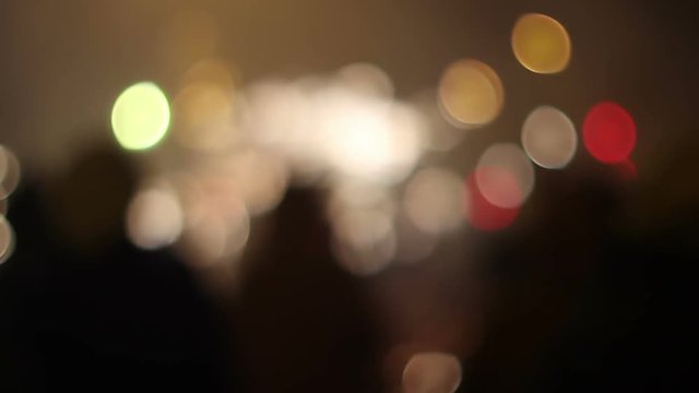 crowds in the street or the fire run