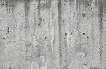 Concrete wall at construction site