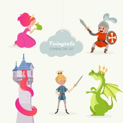 Cute fairy tale characters