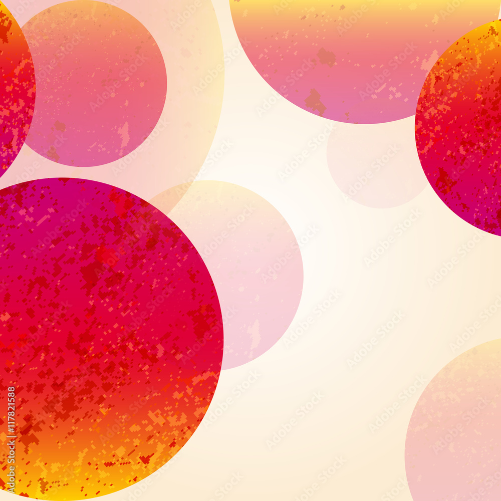 Aufkleber multicolor abstract bright background. circles elements.