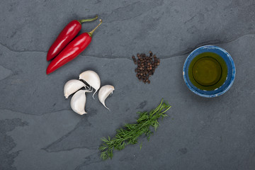 Herbs and oil © brianholm