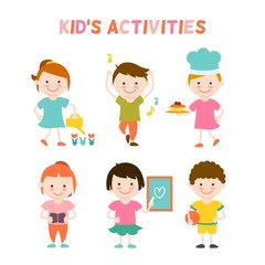 Flat Kids Activities Collection