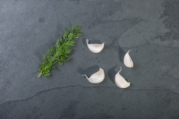 Dill and garlic © brianholm