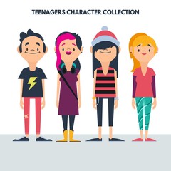 Flat Teenager Collection