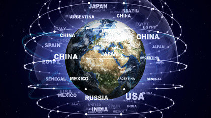 WORLD STATES Text and Earth
