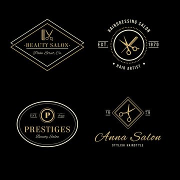 elegant Hair salon Logos Stock Vector | Adobe Stock elegant Hair salon Logos Stock Vector | Adobe Stock