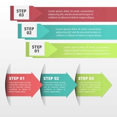 Different infographic arrows 