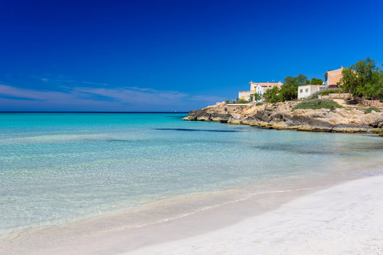Beach Es Trenc - beautiful coast of Mallorca, Spain