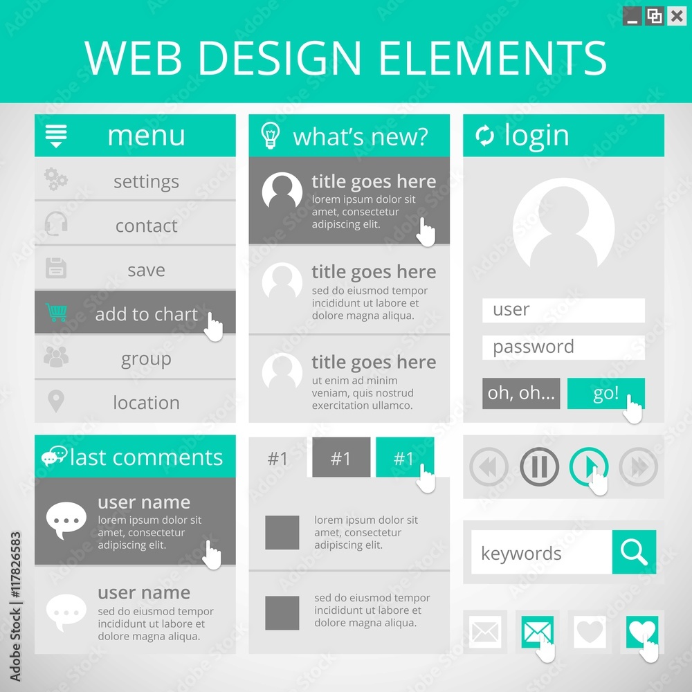 Site elements. Website elements. web elements названия. web elements какие. names of web elements.