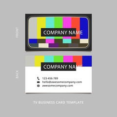 Test card communication company card
