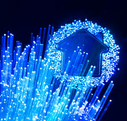fiber optic connection to housefiber optic connection to house