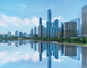 panoramic view of Guangzhou,China