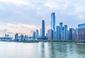 Fototapeta na wymiar panoramic view of Guangzhou,China