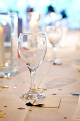 Wine Glass Table Setting