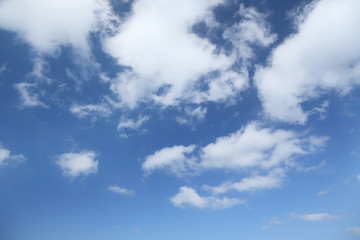 blue sky with cloud