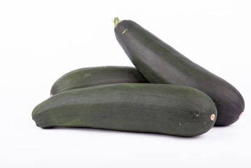 Zuchinni on white