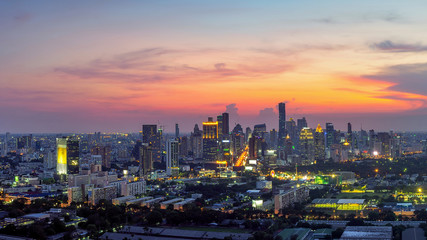Obraz premium Panoramę Bangkoku.
