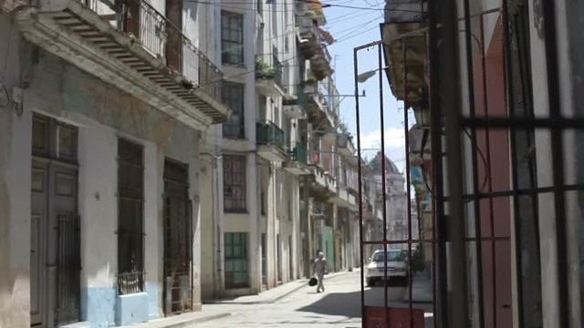A street scene in havana cuba