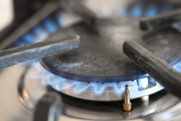 Obraz premium Gas for cooking with security system